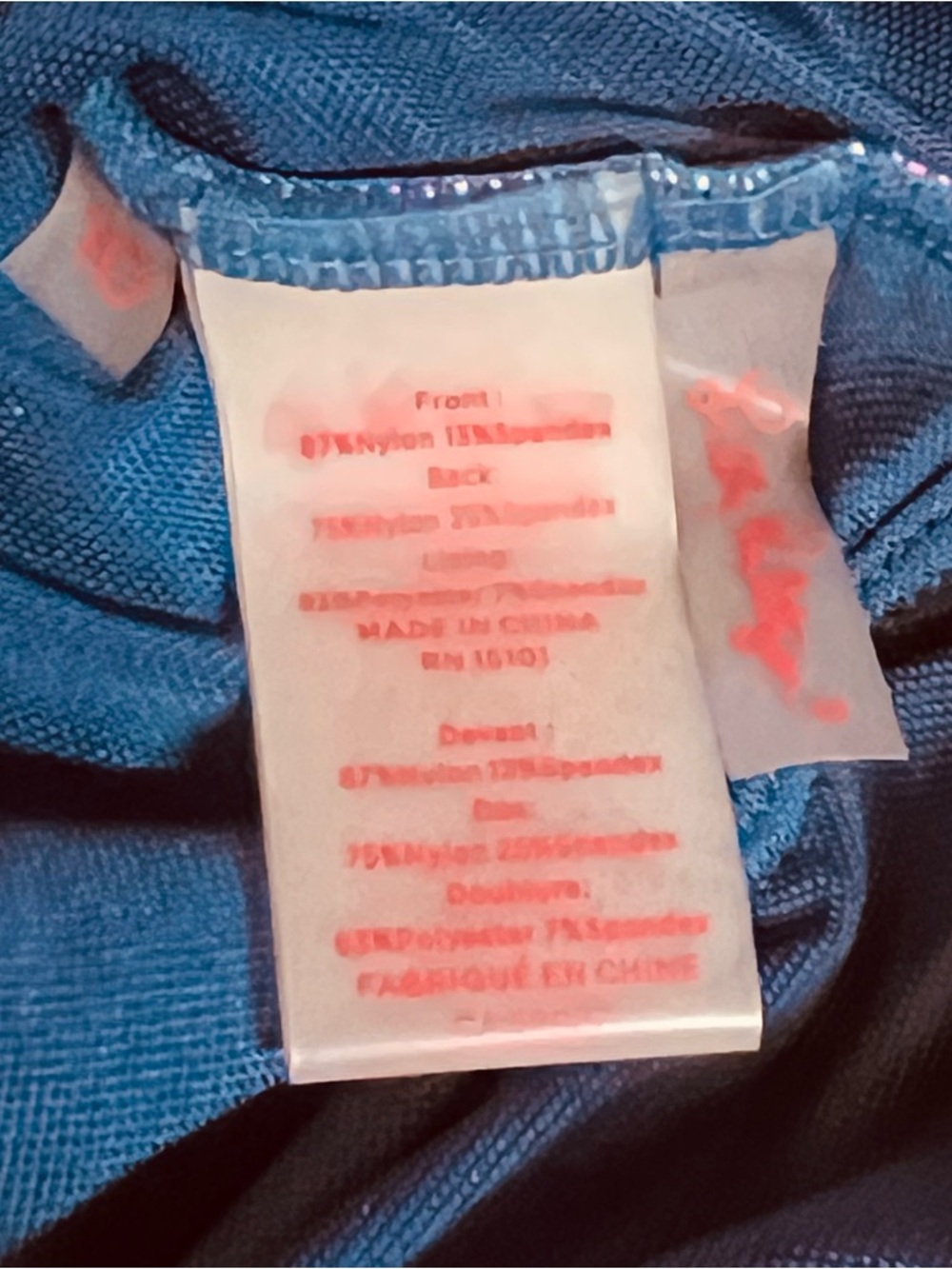 Lilly Pulitzer Women 10 Pink Blue Floral Leola Swimsuit One Piece Asymmetrical - Picture 12 of 12